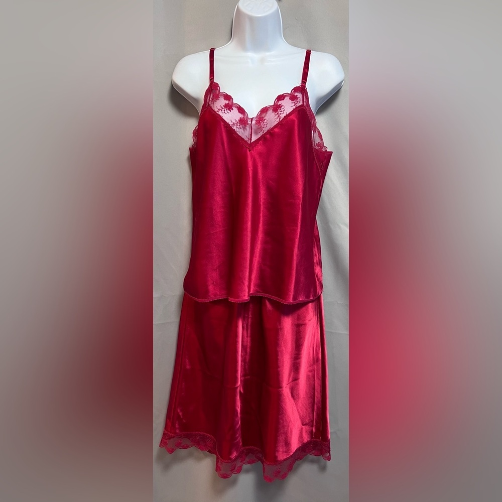 Vintage Body Chic Women’s Set Red Sz Medium top‎ and bottom
